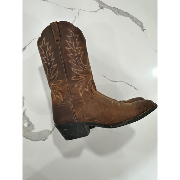 Ariat Shoes - Ariat Western Cowboy Boots Brown Leather Size 7.5B Women's‎ Riding